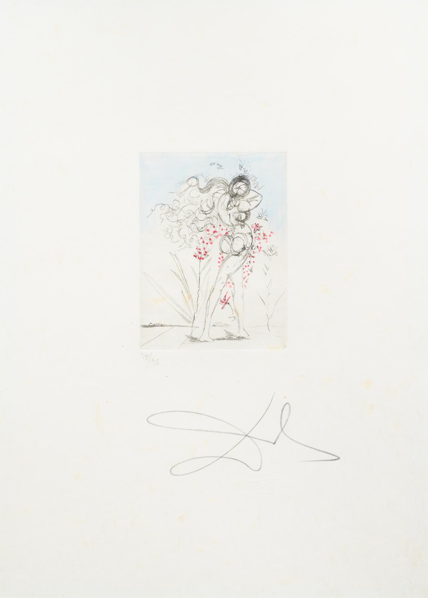 Petites Nus (from Apollonaire ) (a group of 7 prints from the portfolio of 8)