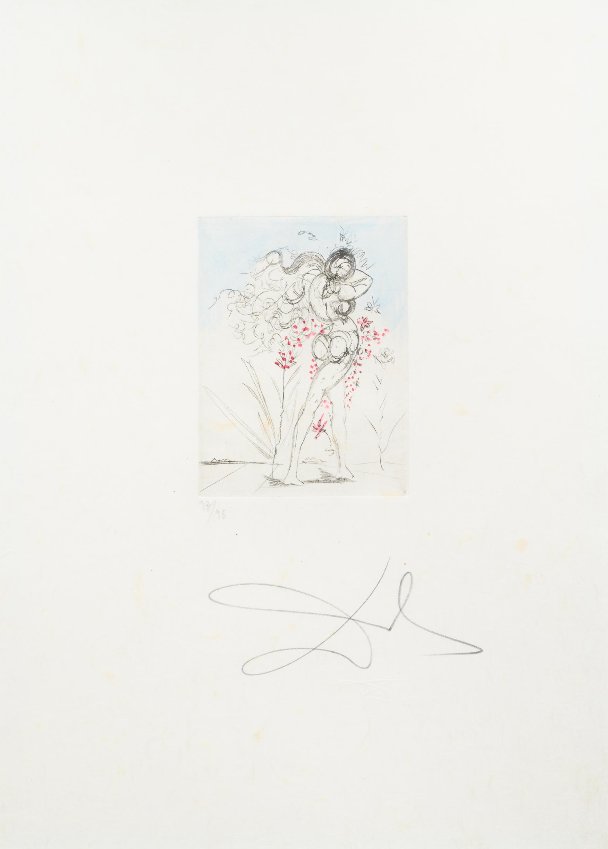 Petites Nus (from Apollonaire ) (a group of 7 prints from the portfolio of 8)