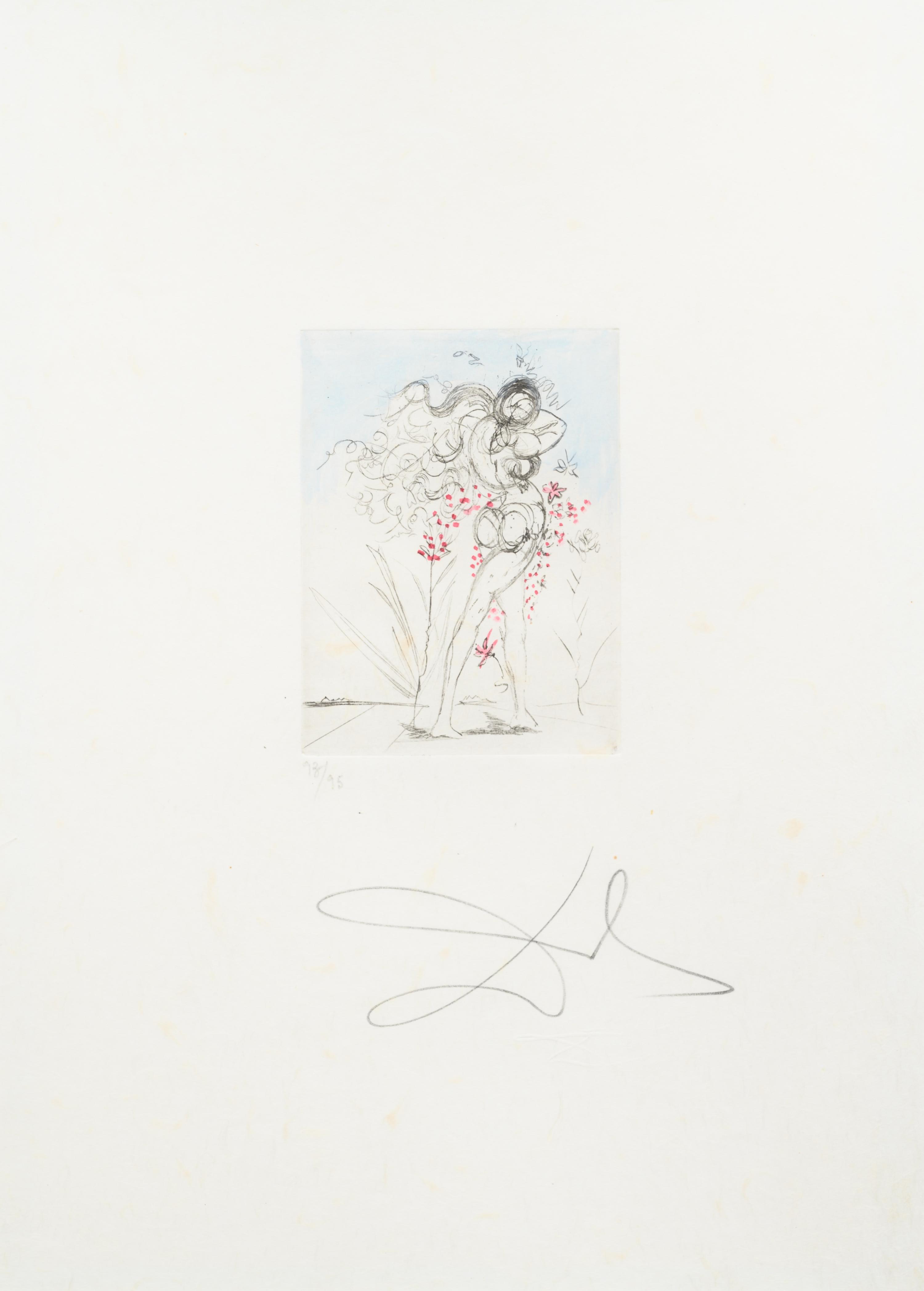 Petites Nus (from Apollonaire ) (a group of 7 prints from the portfolio of 8)