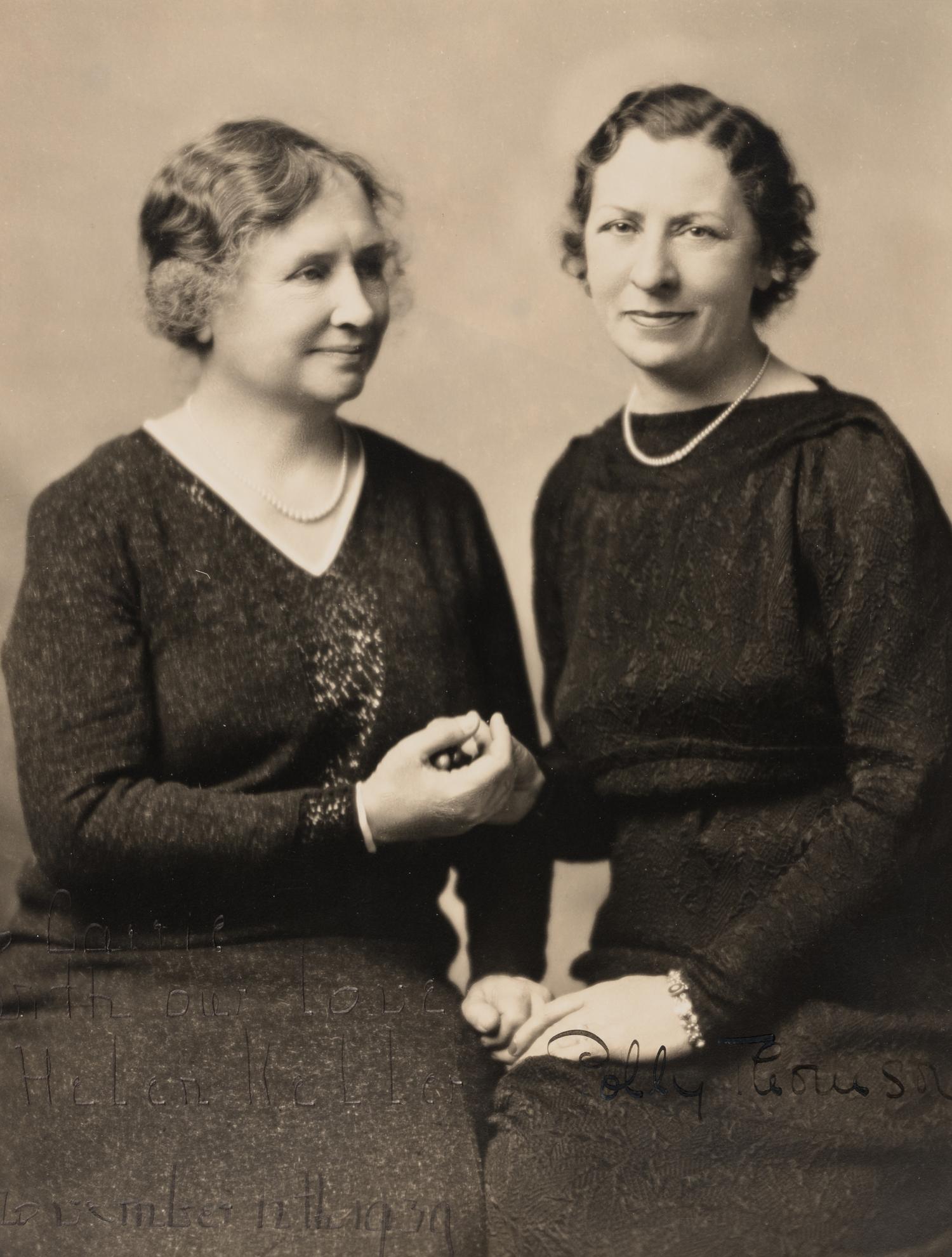 KELLER, Helen Adams (1880-1968). A small archive of materials related to Keller, including: