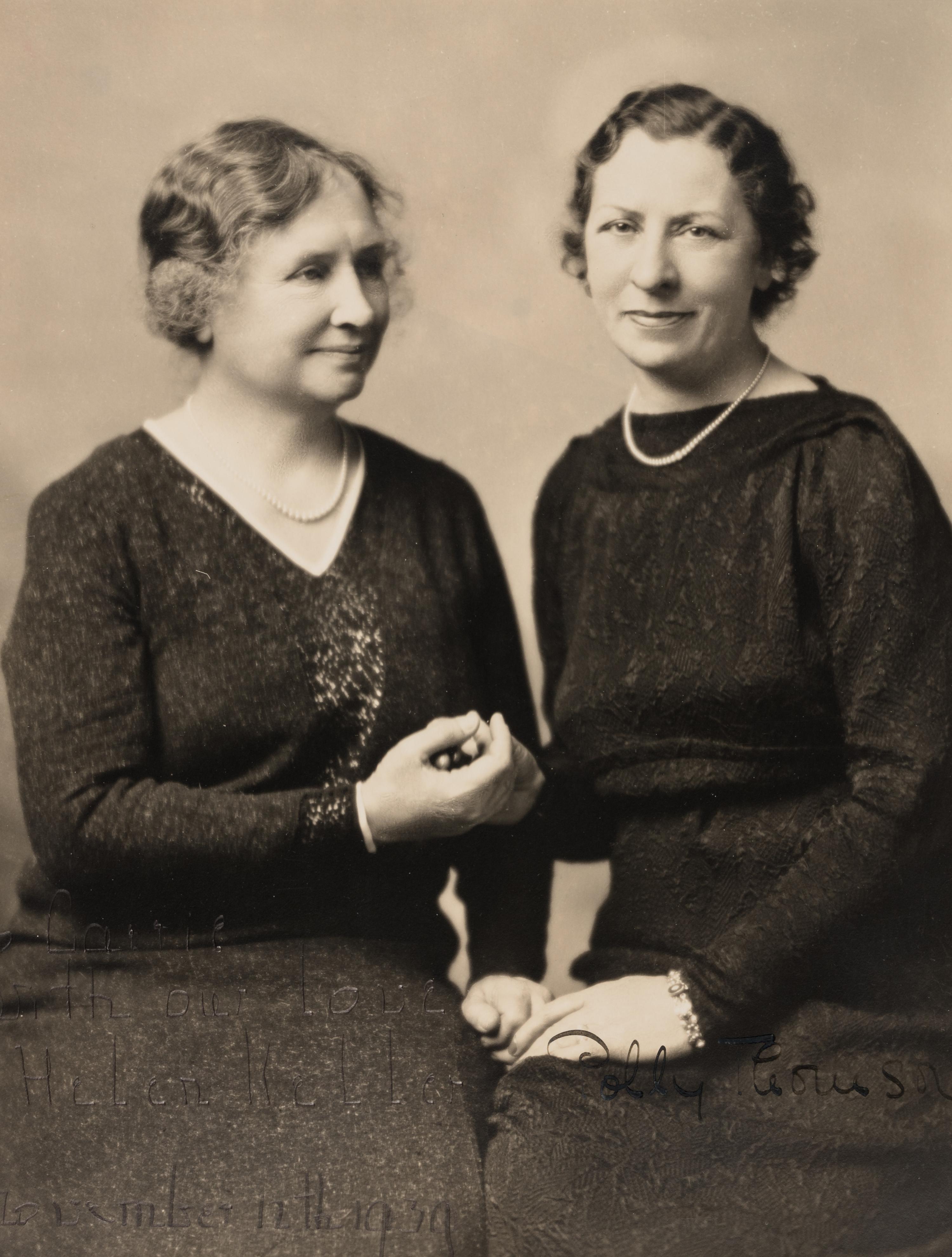 KELLER, Helen Adams (1880-1968). A small archive of materials related to Keller, including: