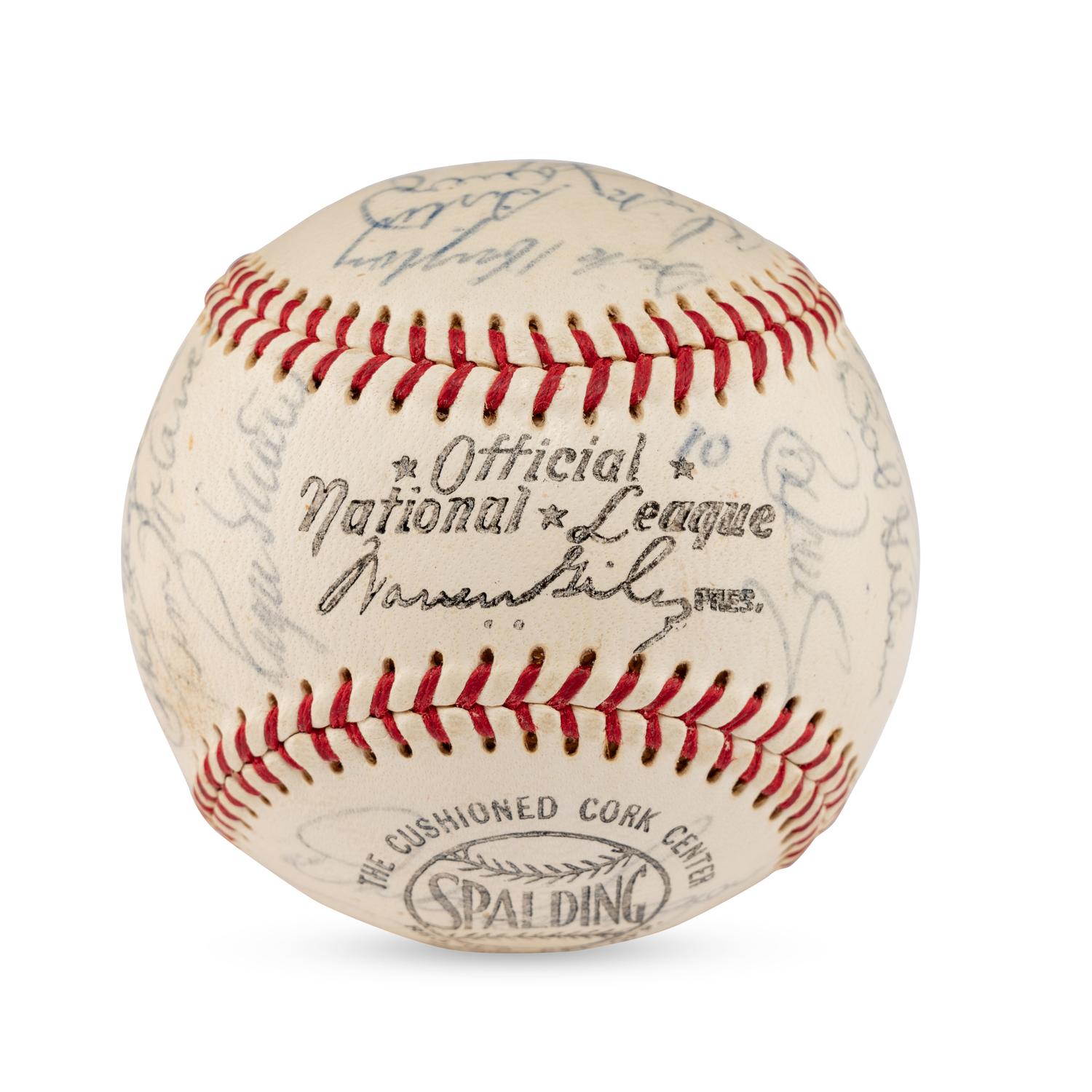 A 1968 St. Louis Cardinals Team Signed Autograph Baseball Featuring Roger Maris (Beckett Authentication Services)