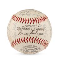 A 1968 St. Louis Cardinals Team Signed Autograph Baseball Featuring Roger Maris (Beckett Authentication Services)