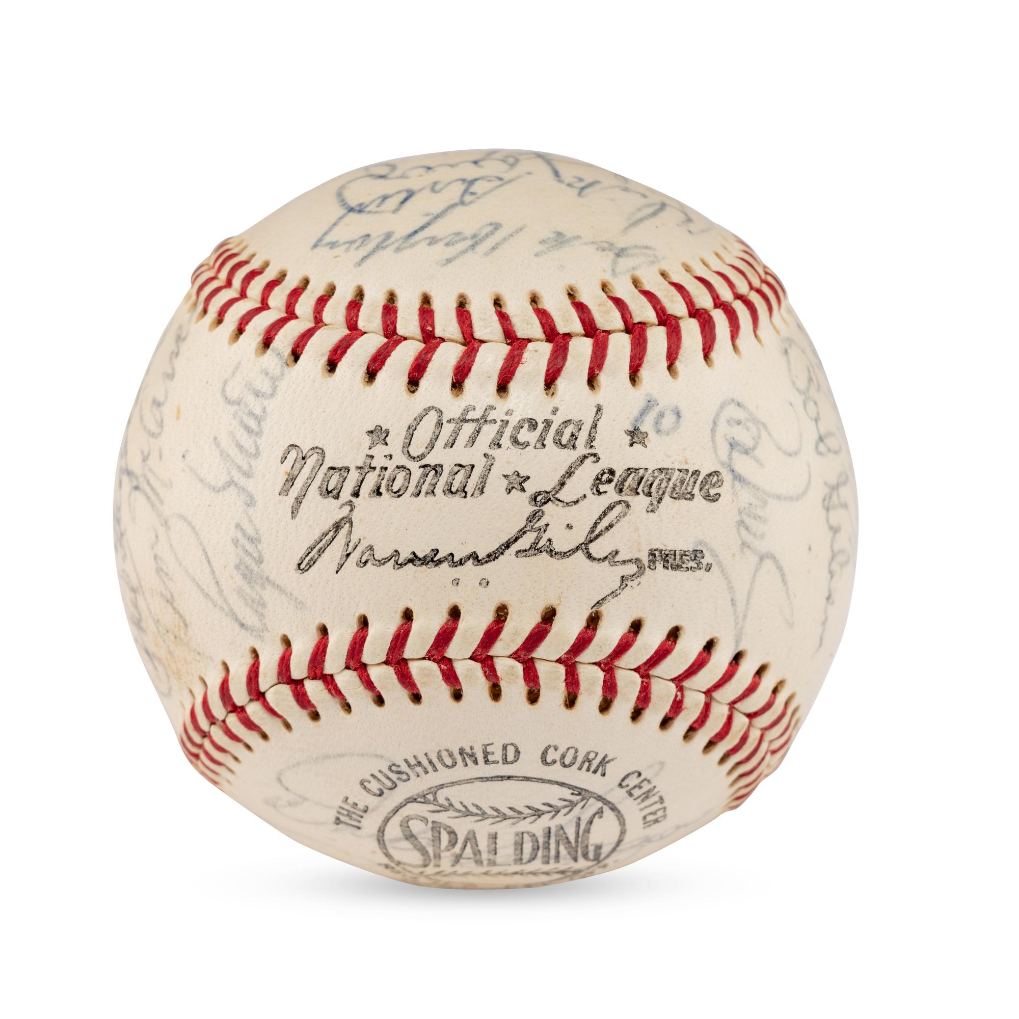 A 1968 St. Louis Cardinals Team Signed Autograph Baseball Featuring Roger Maris (Beckett Authentication Services)