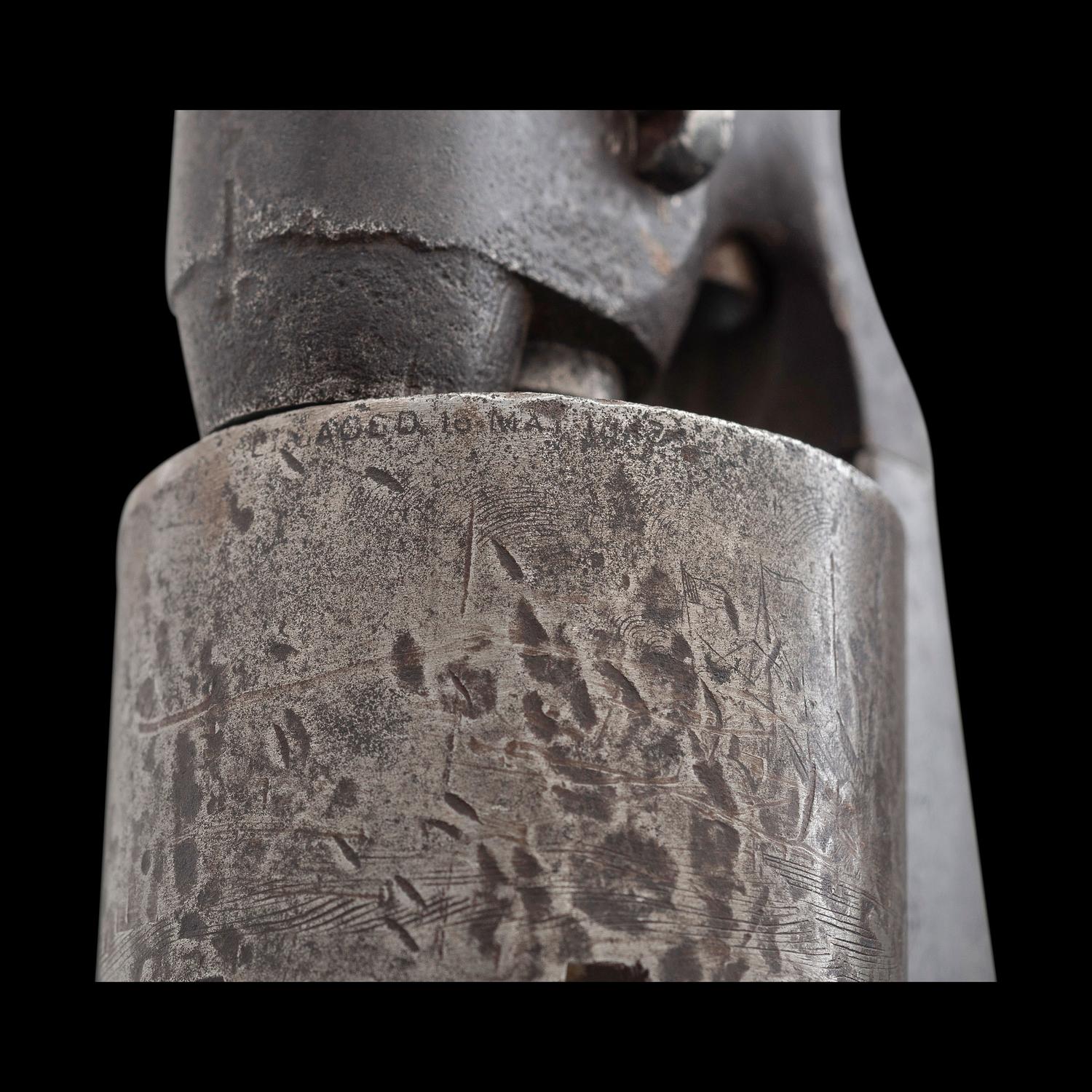 Colt Model 1861 Navy Revolver Inscribed to Confederate Colonel Joel R. Griffin - 62nd Georgia Infantry
