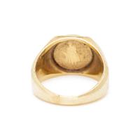 YELLOW GOLD COIN RING