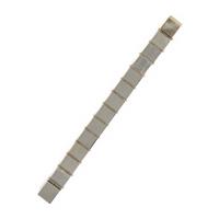 Aaron Macsai, Yellow Gold and Silver Geometric Bracelet