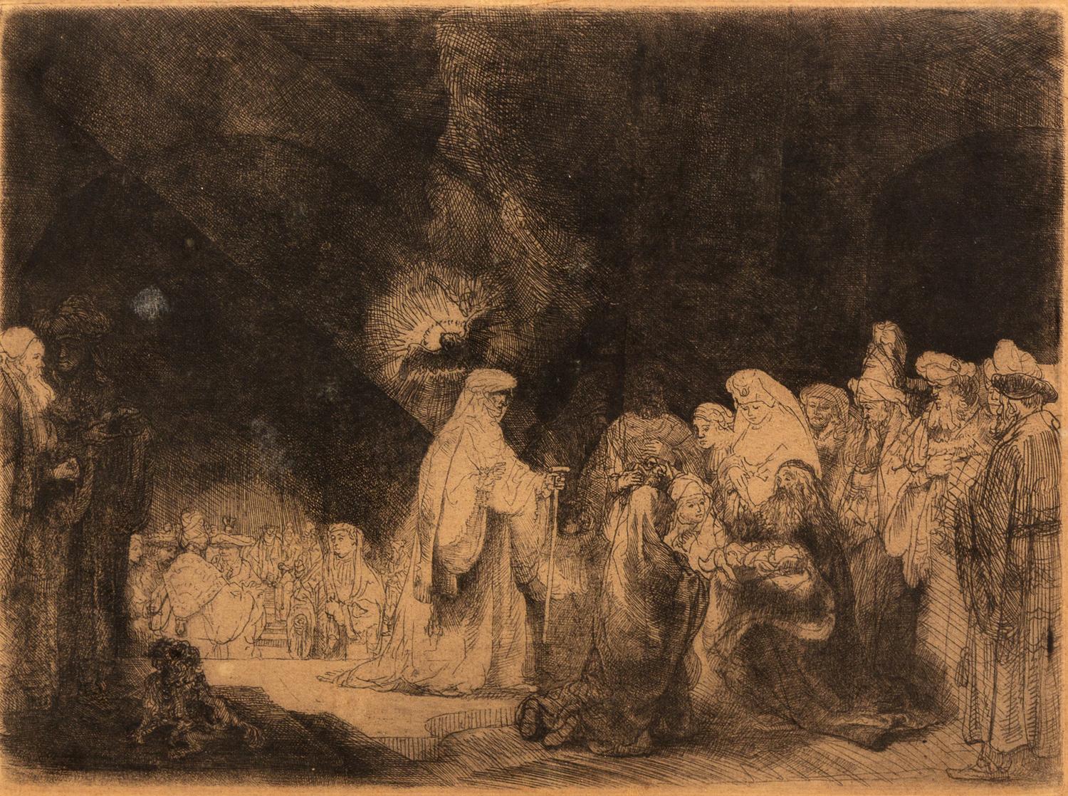 After Rembrandt Harmenszoon van Rijn, (Dutch, 1606-1669), The Presentation in the Temple