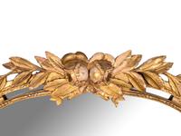 A Neoclassical Style Giltwood Mirror