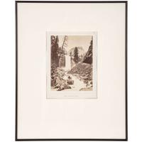 [WESTERN AMERICANA]. WATKINS, Carleton, photographer. A group of 2 albumen photographs of the Yosemite Valley, California. [Sacramento, California, 1868].