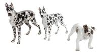 Three Rosenthal Porcelain Figures Width of widest 12 inches. — 20TH CENTURY