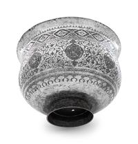 An Islamic Silvered Copper Bowl