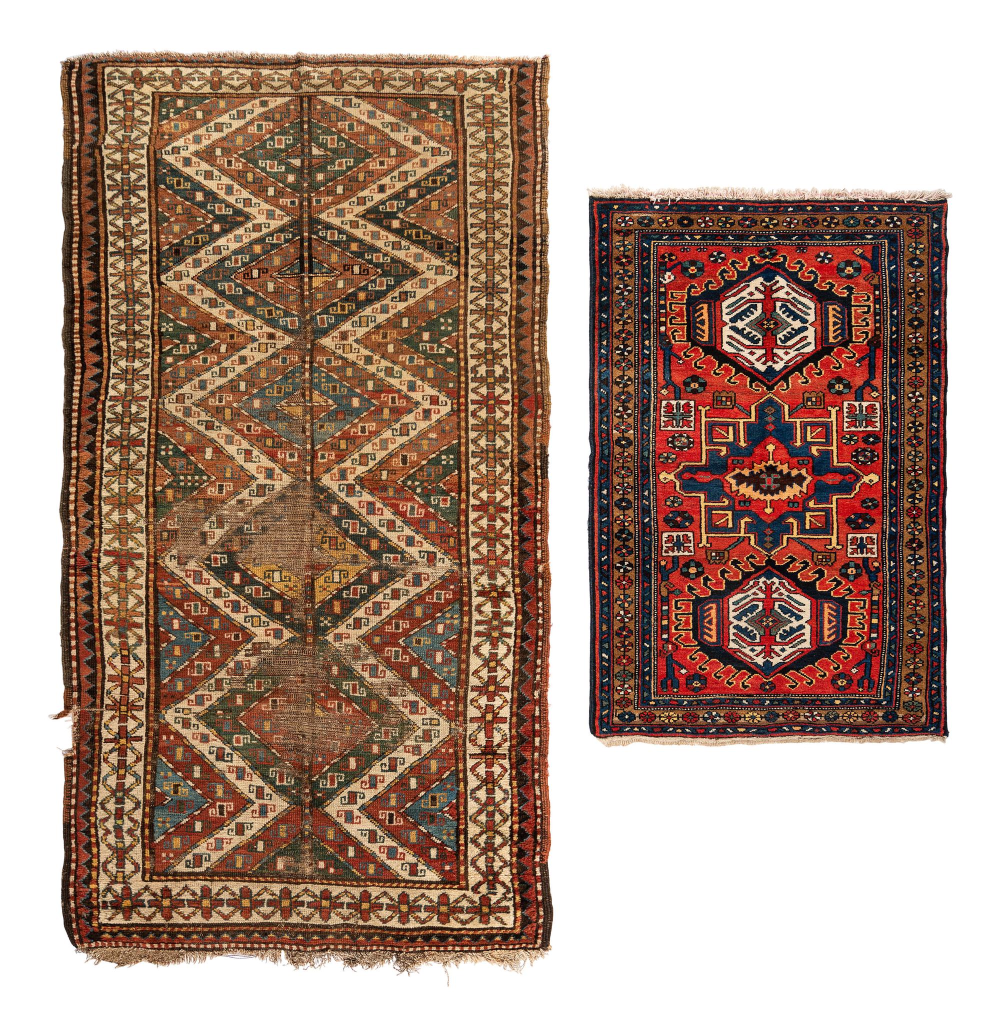 A Group of Persian Wool Rugs
