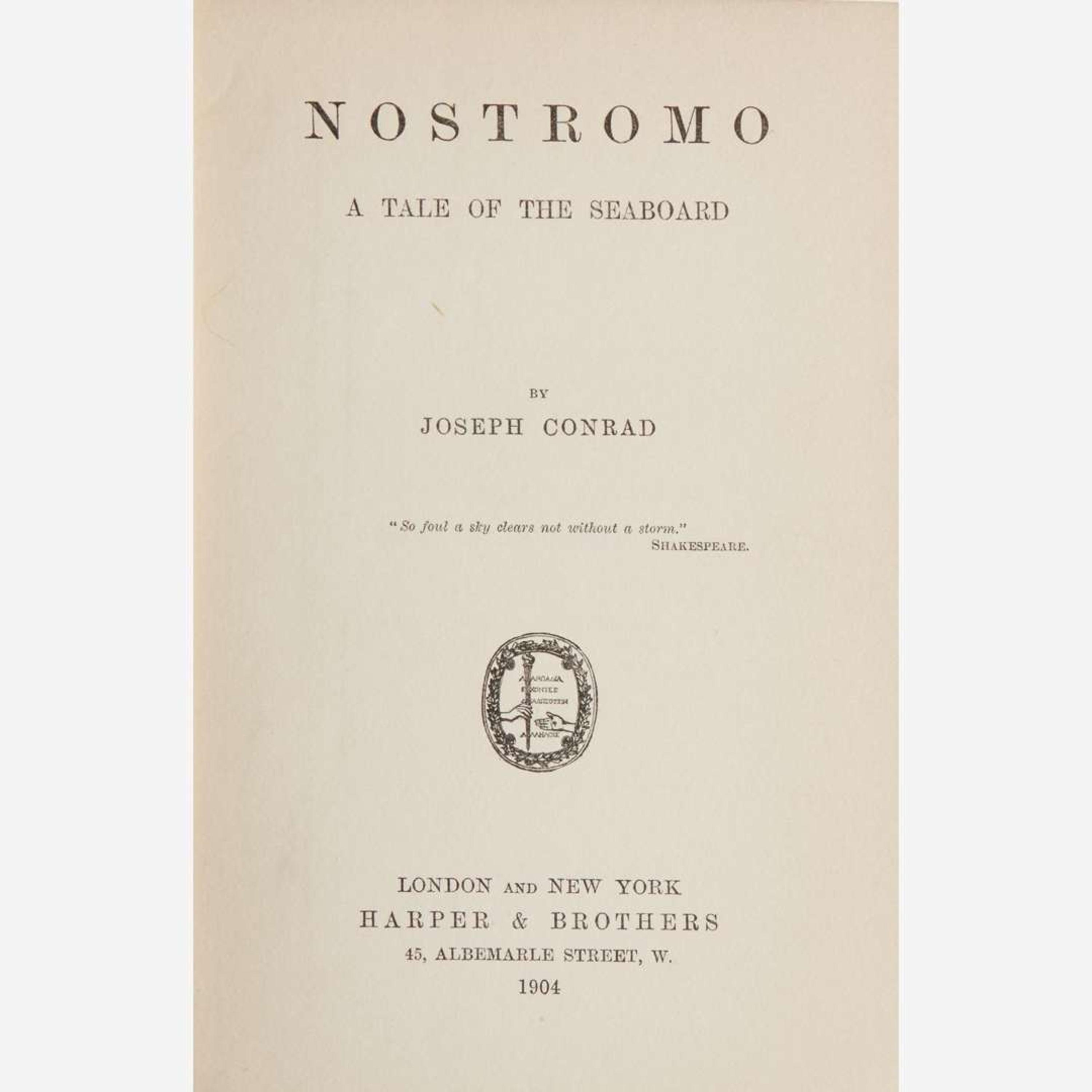 [Literature] Conrad, Joseph Nostromo: A Tale of the Seaboard