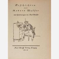 [Literature] Walser, Robert Group of 11 Titles