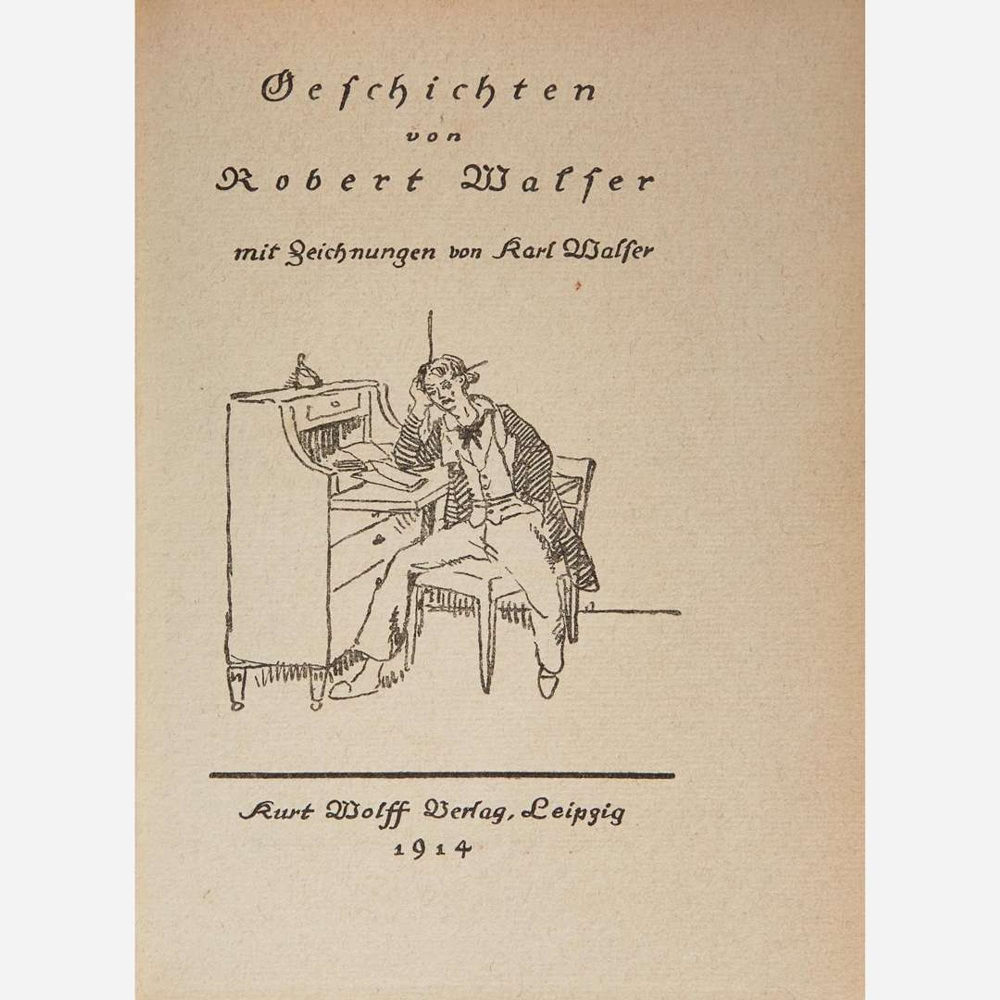 [Literature] Walser, Robert Group of 11 Titles