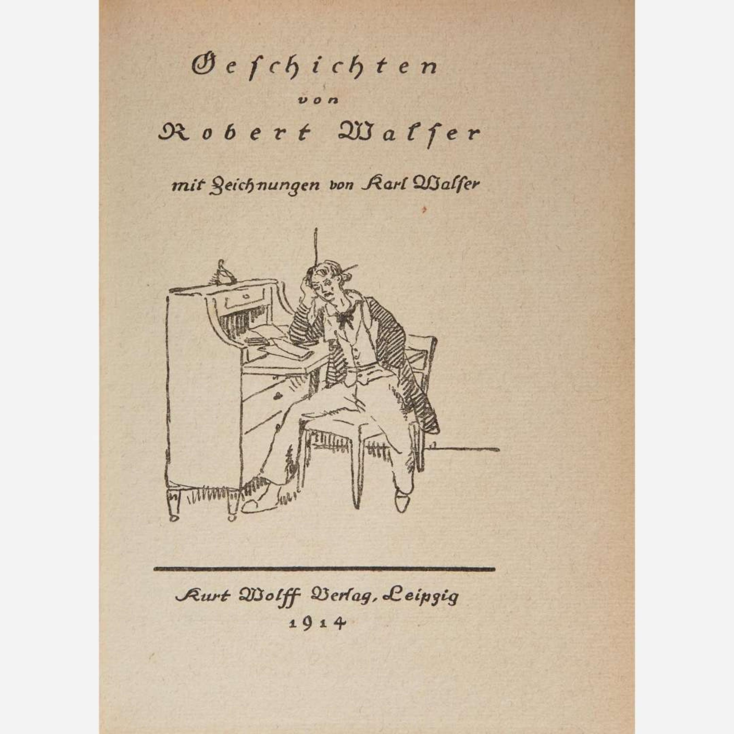 [Literature] Walser, Robert Group of 11 Titles