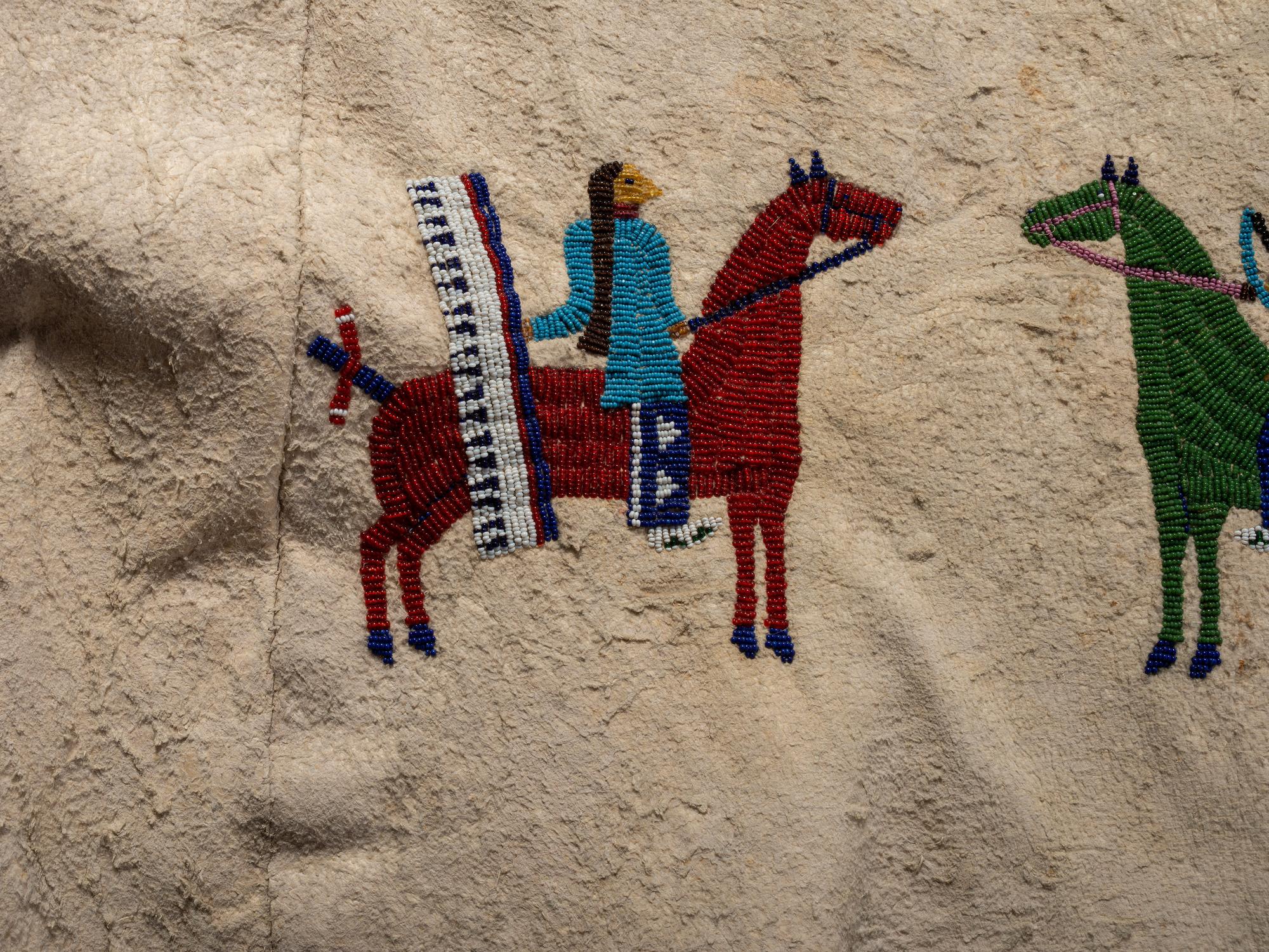 Sioux Pictorial Beaded Hide Jacket