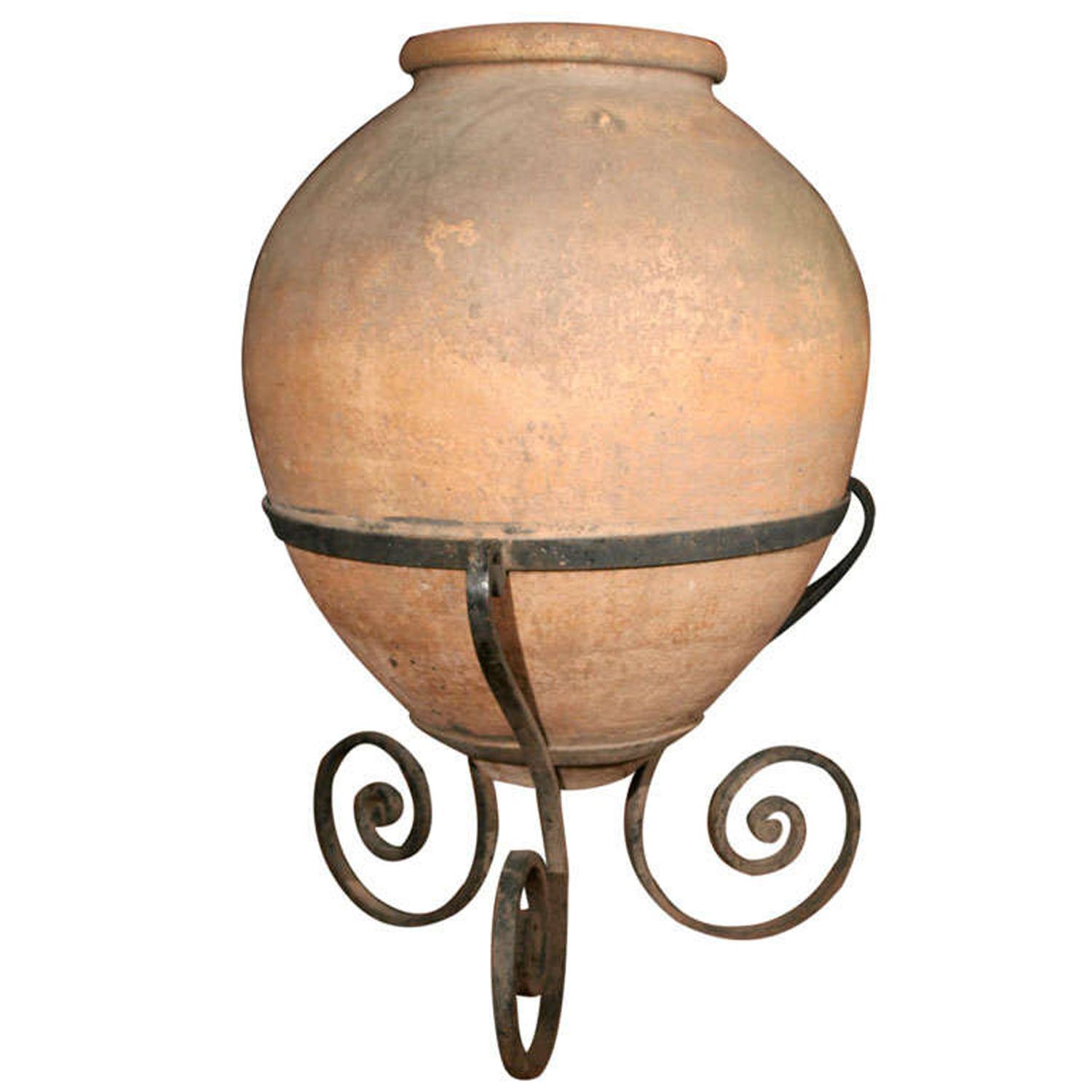 An Early Jesuit Terra Cotta Wine Vessel 35" W x 35" D x 48" H — Argentina, 19th Century