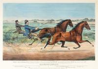 [HORSE RACING SCENES] -- CURRIER and IVES, publishers -- After Henri Delattre, Otto Knirsch, or , Louis Maurer