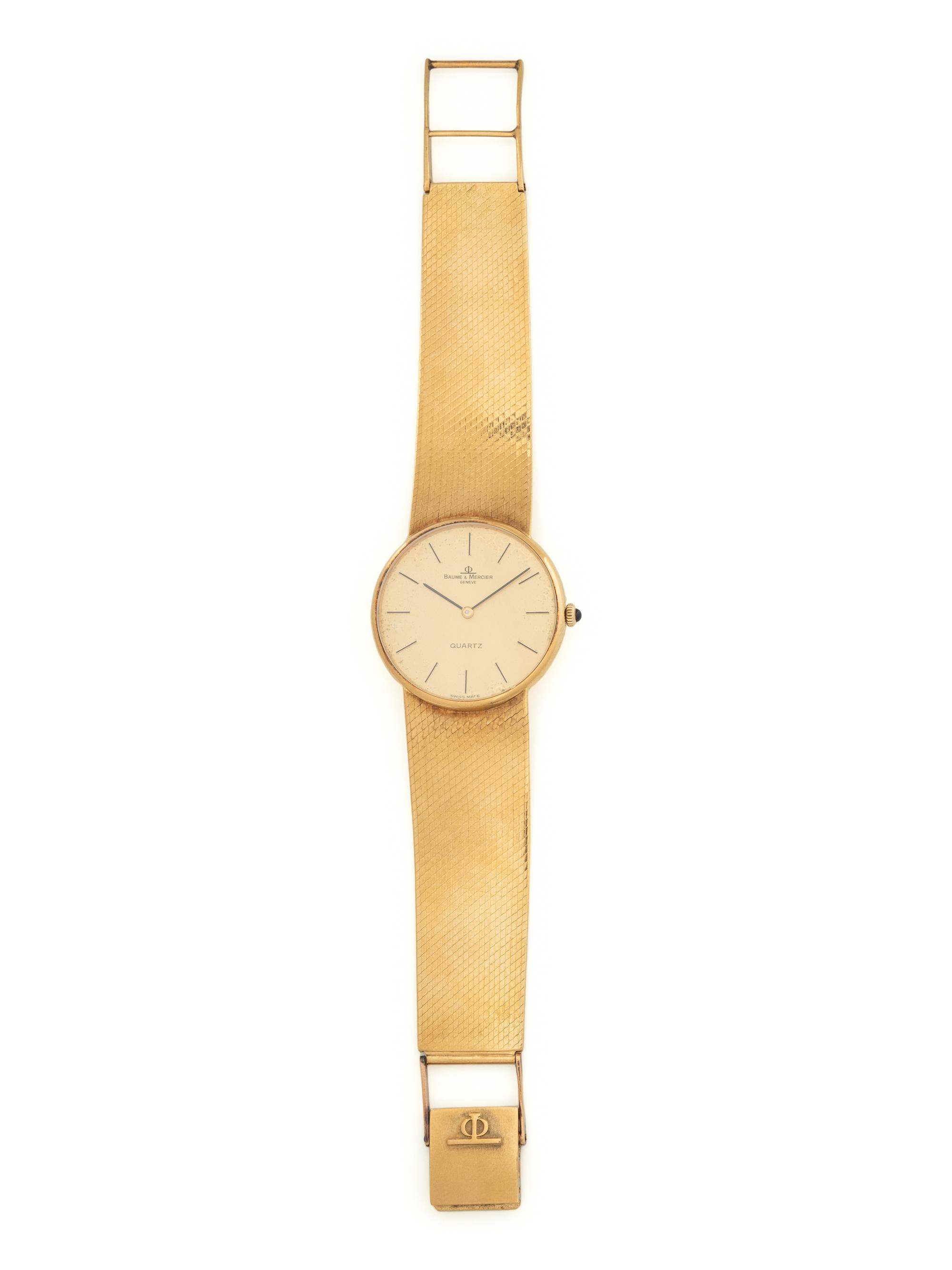 BAUME & MERCIER, 18K YELLOW GOLD WATCH