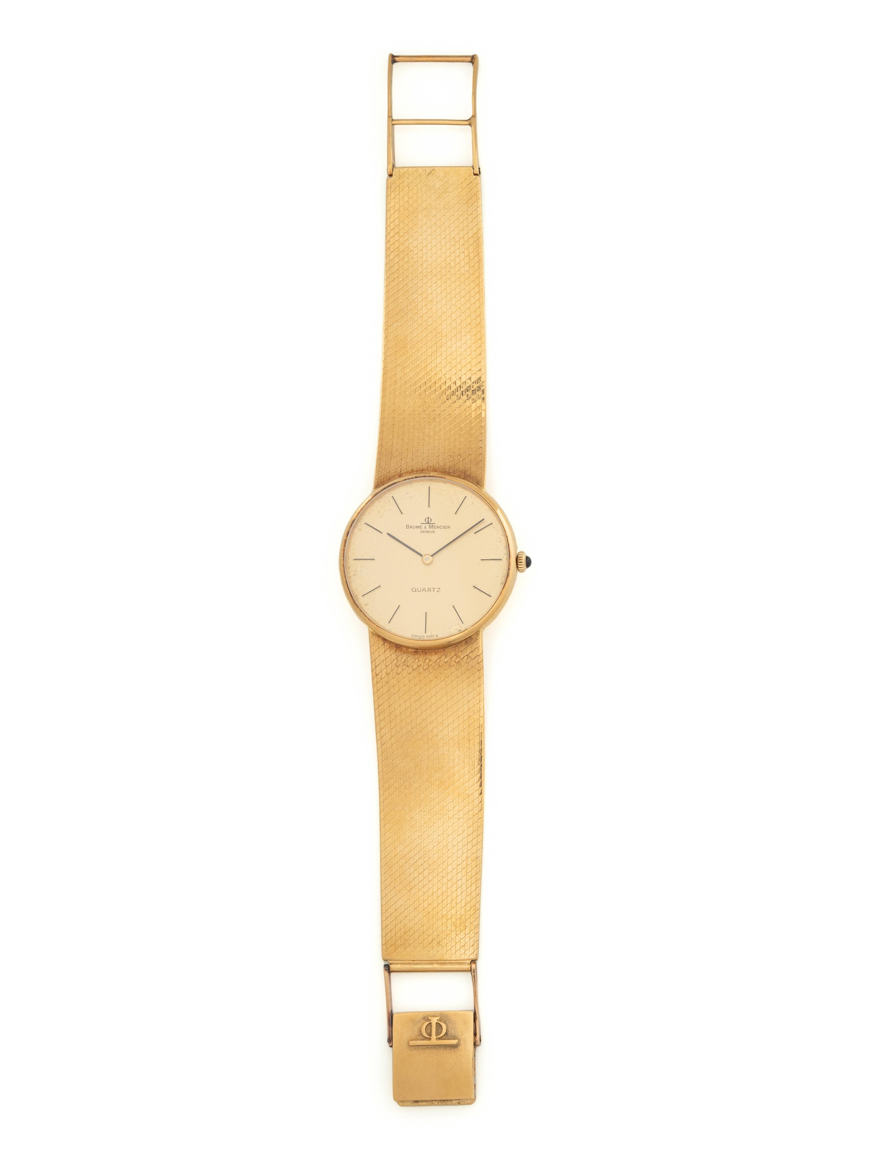BAUME & MERCIER, 18K YELLOW GOLD WATCH