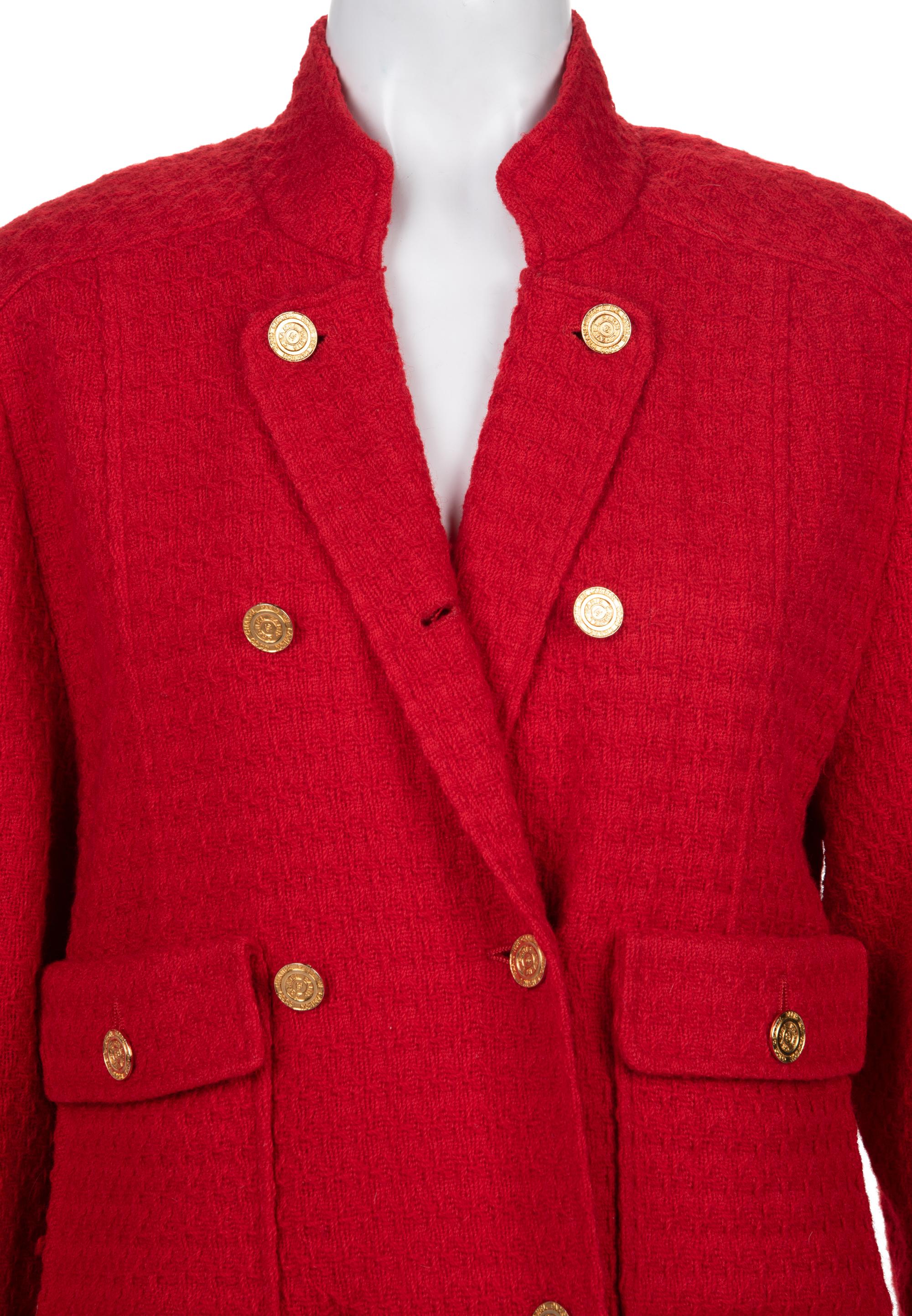 Chanel Tweed Two-Piece Skirt Suit
