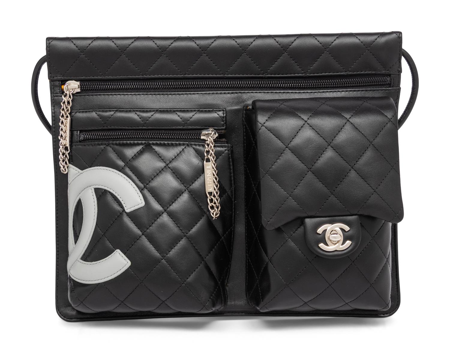 CHANEL, LINGE CAMBON CROSSBODY BAG