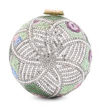 Judith Leiber Floral Motif Minaudière
