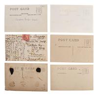 [EARLY PHOTOGRAPHY] -- [TRANSPORTATION]. A group of 23 real photo postcards of trains, ships, airplanes, automobiles, wrecks, and more.