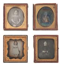 [EARLY PHOTOGRAPHY]. 29 sixth plate daguerreotypes of children.