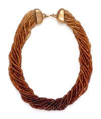 ANGELA PINTALDI, MULTISTRAND CITRINE BEAD NECKLACE