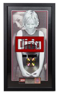A Dido: No Angel RIAA Certified 4x Platinum Presentation Album 42 1/2 x 24 3/4 inches.