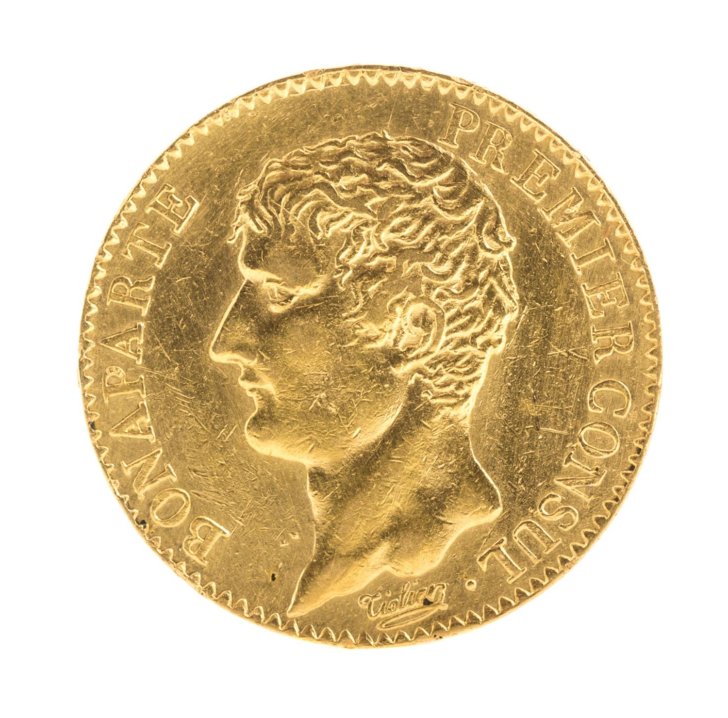 France Consulate (1803 CE), Gold 20 Franc — Gold 20 Franc - An XI 'A'