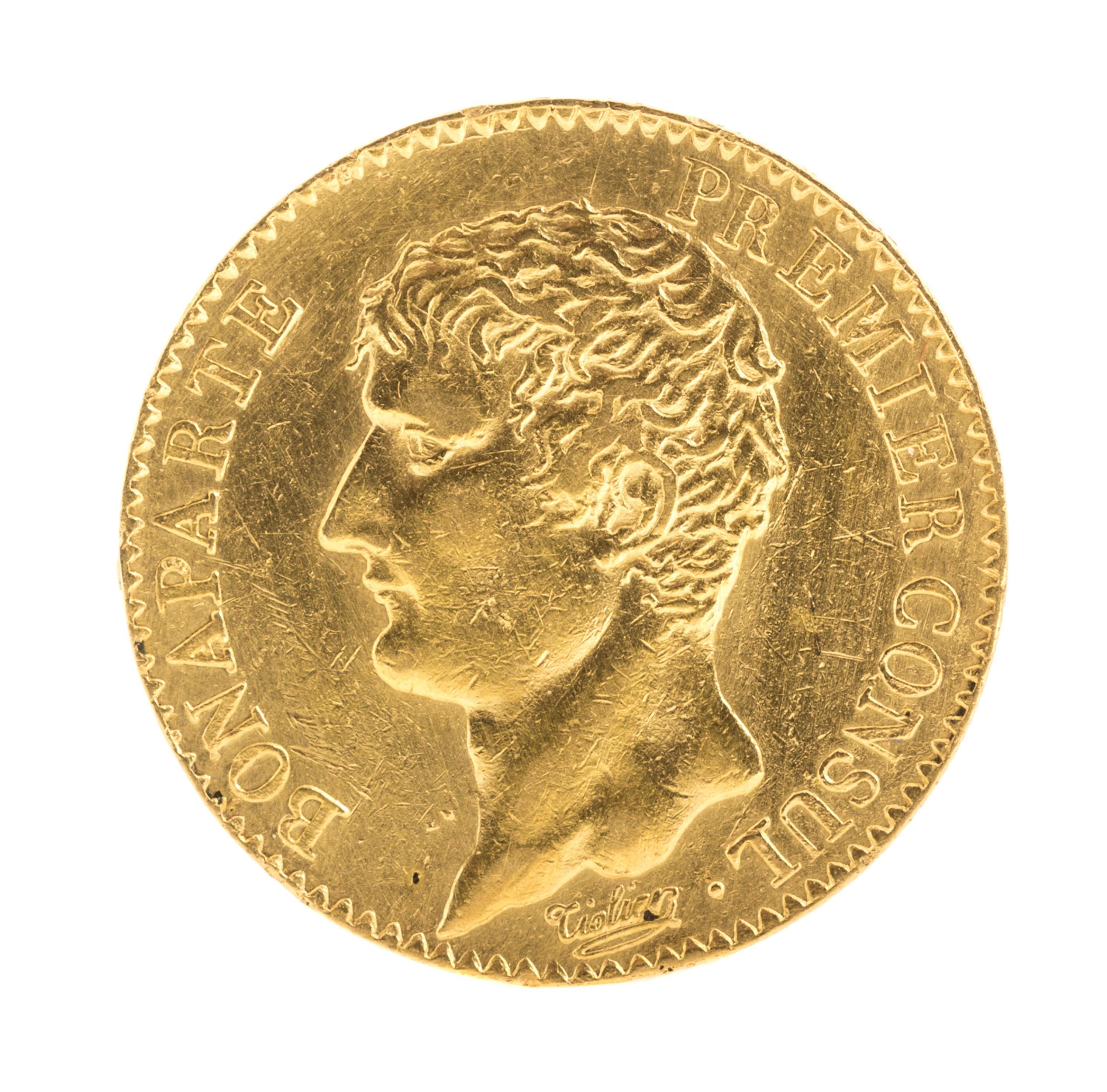 France Consulate (1803 CE), Gold 20 Franc — Gold 20 Franc - An XI 'A'