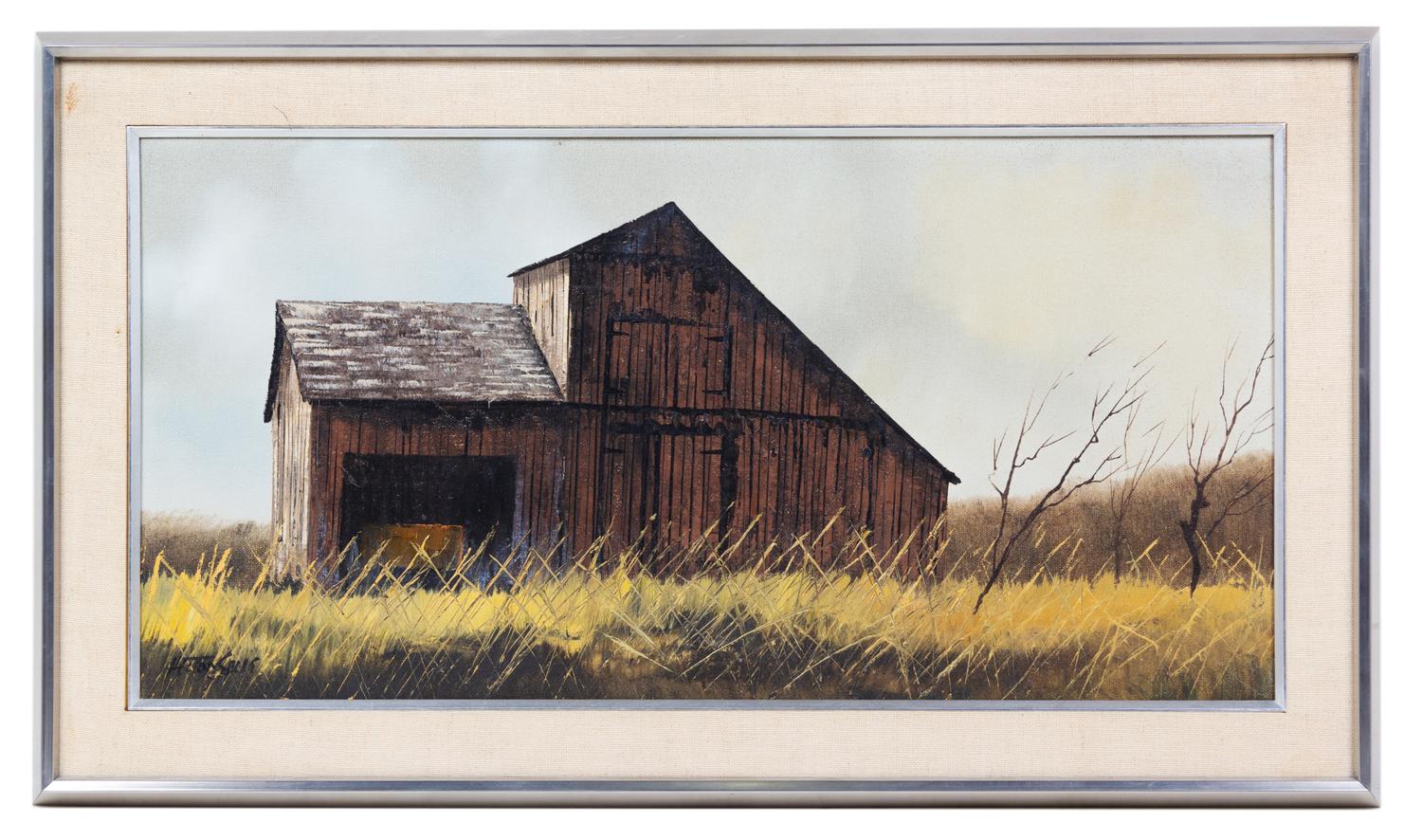 Jorge Braun Tarallo (Uruguayan, b. 1951) Farm Landscape oil…