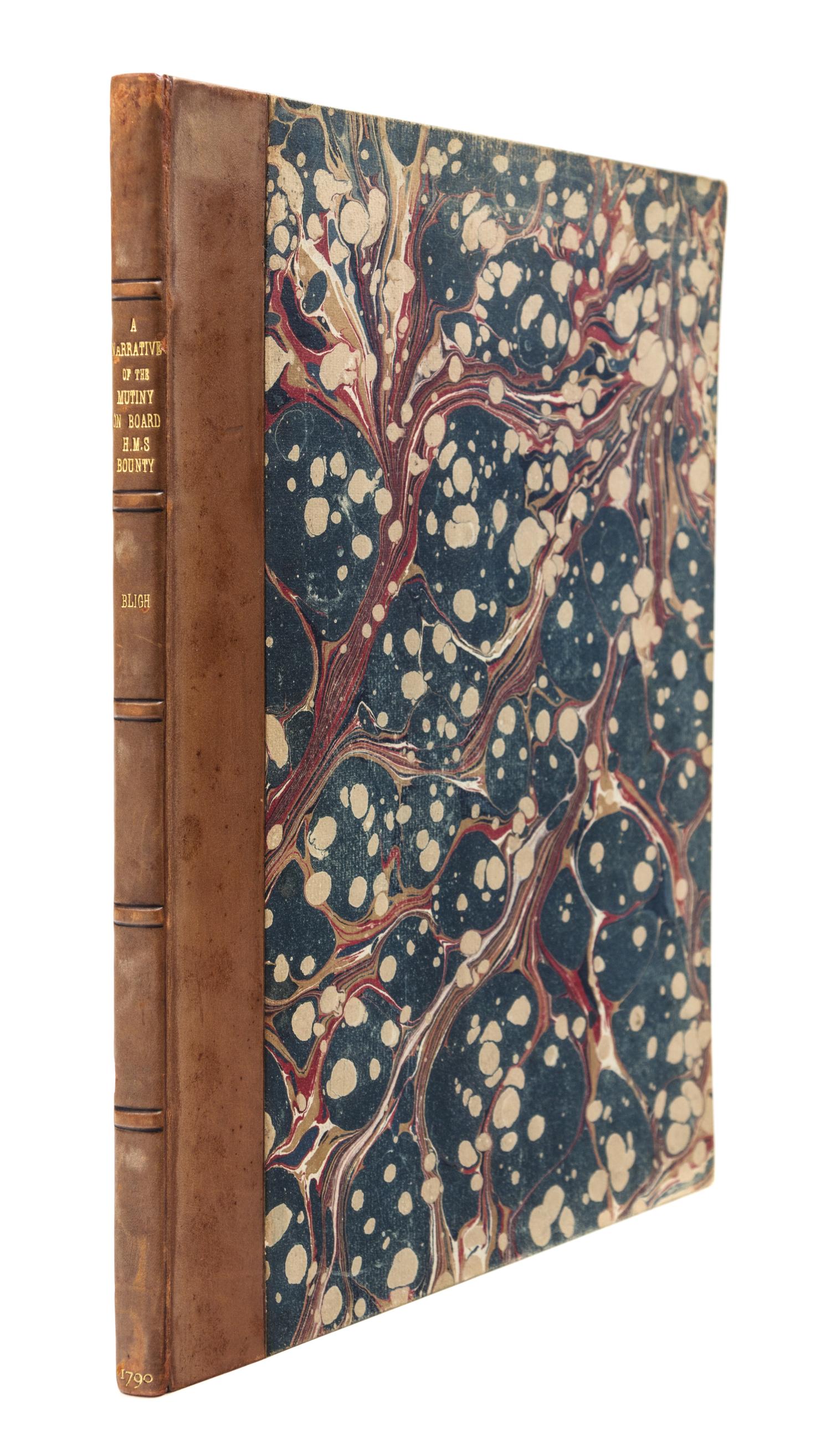 BLIGH, William (1754-1817). A Narrative of the Mutiny. London, 1790. FIRST EDITION, a wide-margined copy.