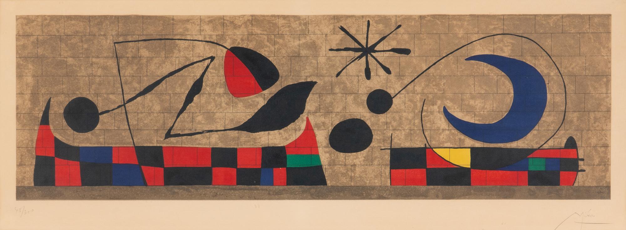 After Joan Miró (Spanish, 1893-1983) — Mur de la lune , 1958