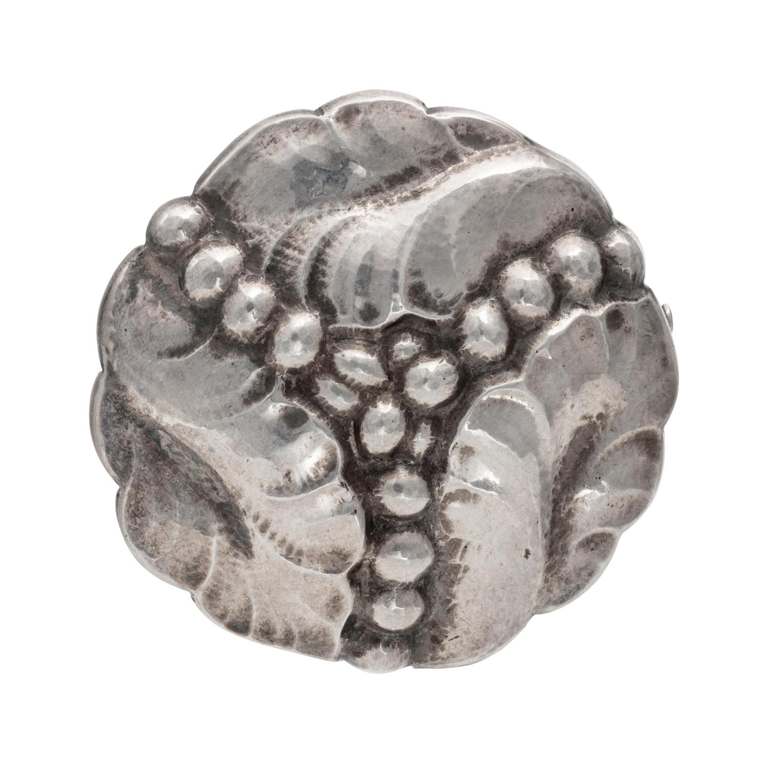 A Sterling Silver Brooch, Georg Jensen,