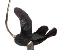 A Daum P â te de Verre La Miss Ostrich Sculpture