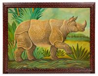 William Skilling, (American/British, b. 1949), Rhinoceros