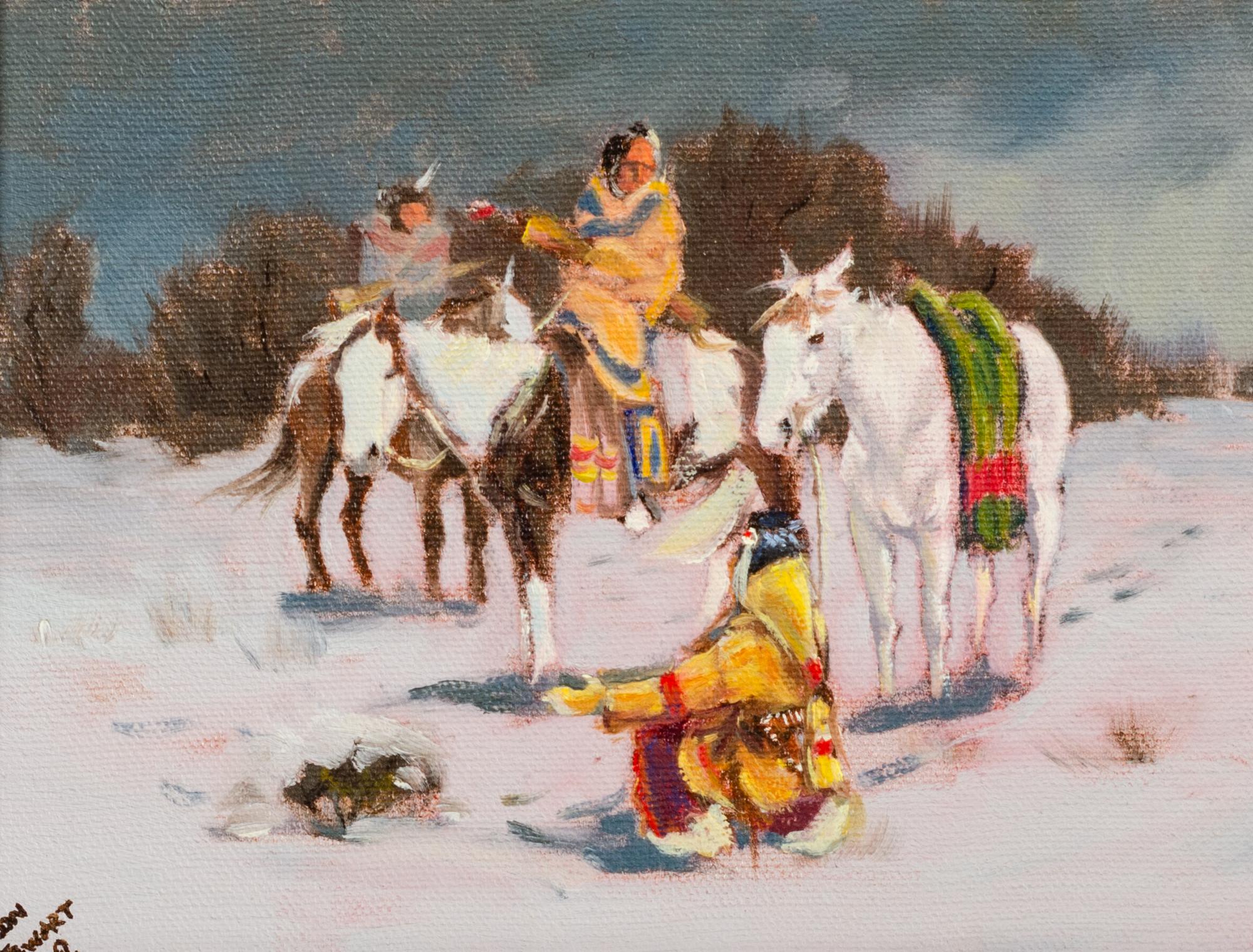 Ron Stewart 6 x 8 inches — (American, b. 1941)