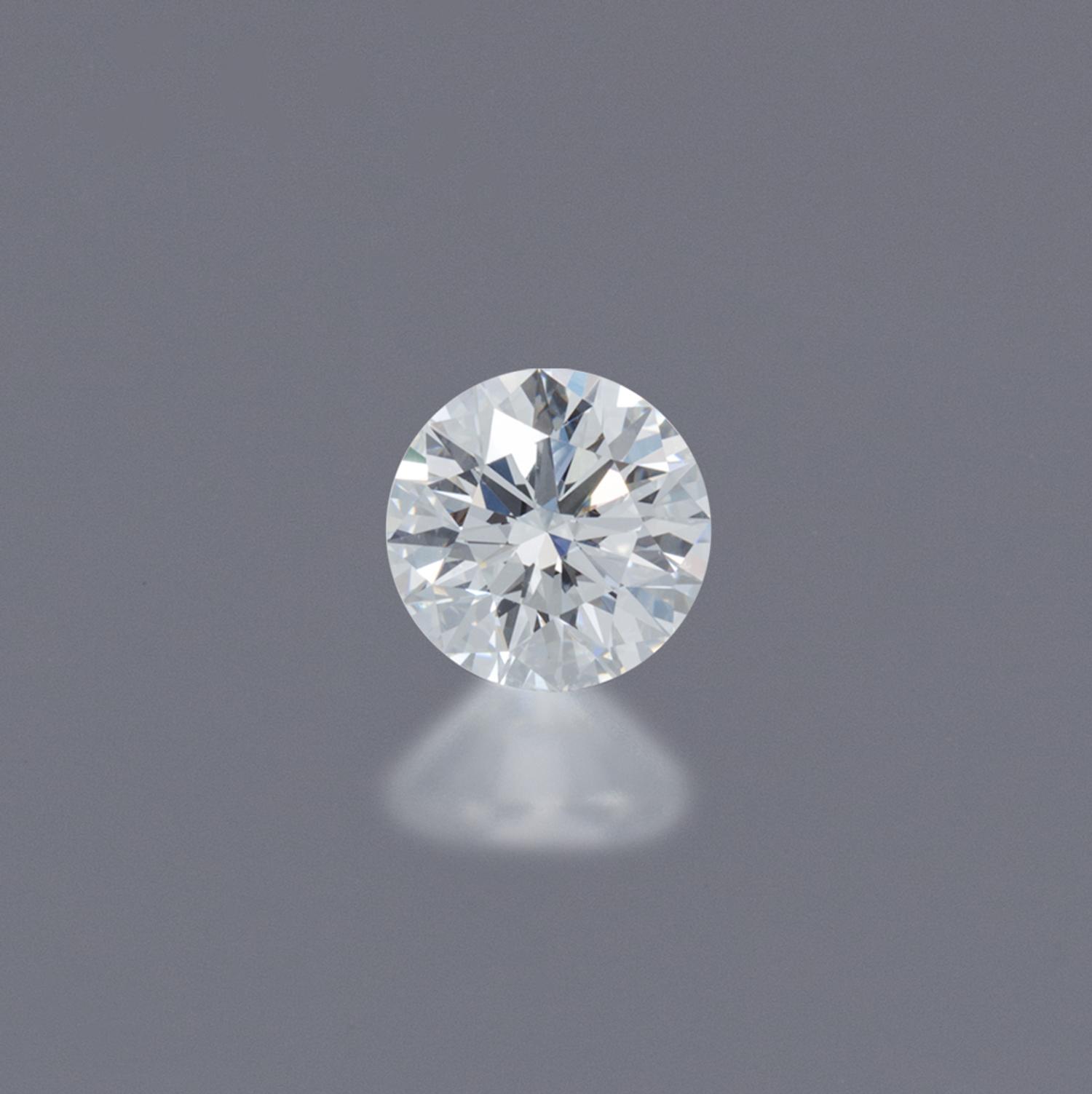 A 1.02 Carat Round Brilliant Cut Diamond,