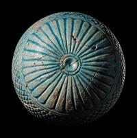 A Large Rhodian Faience Aryballos
