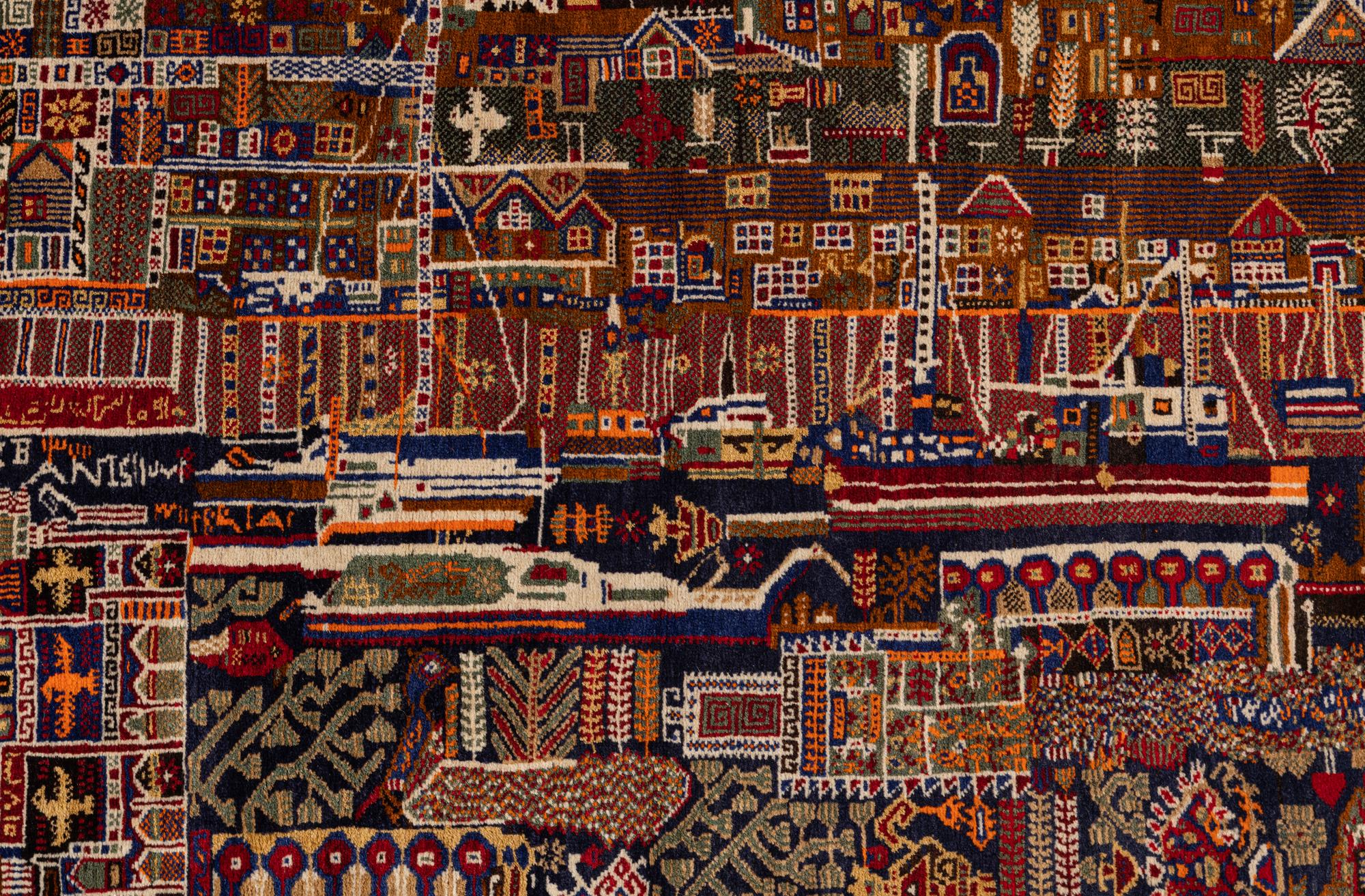 Two Afghan Wool Rugs