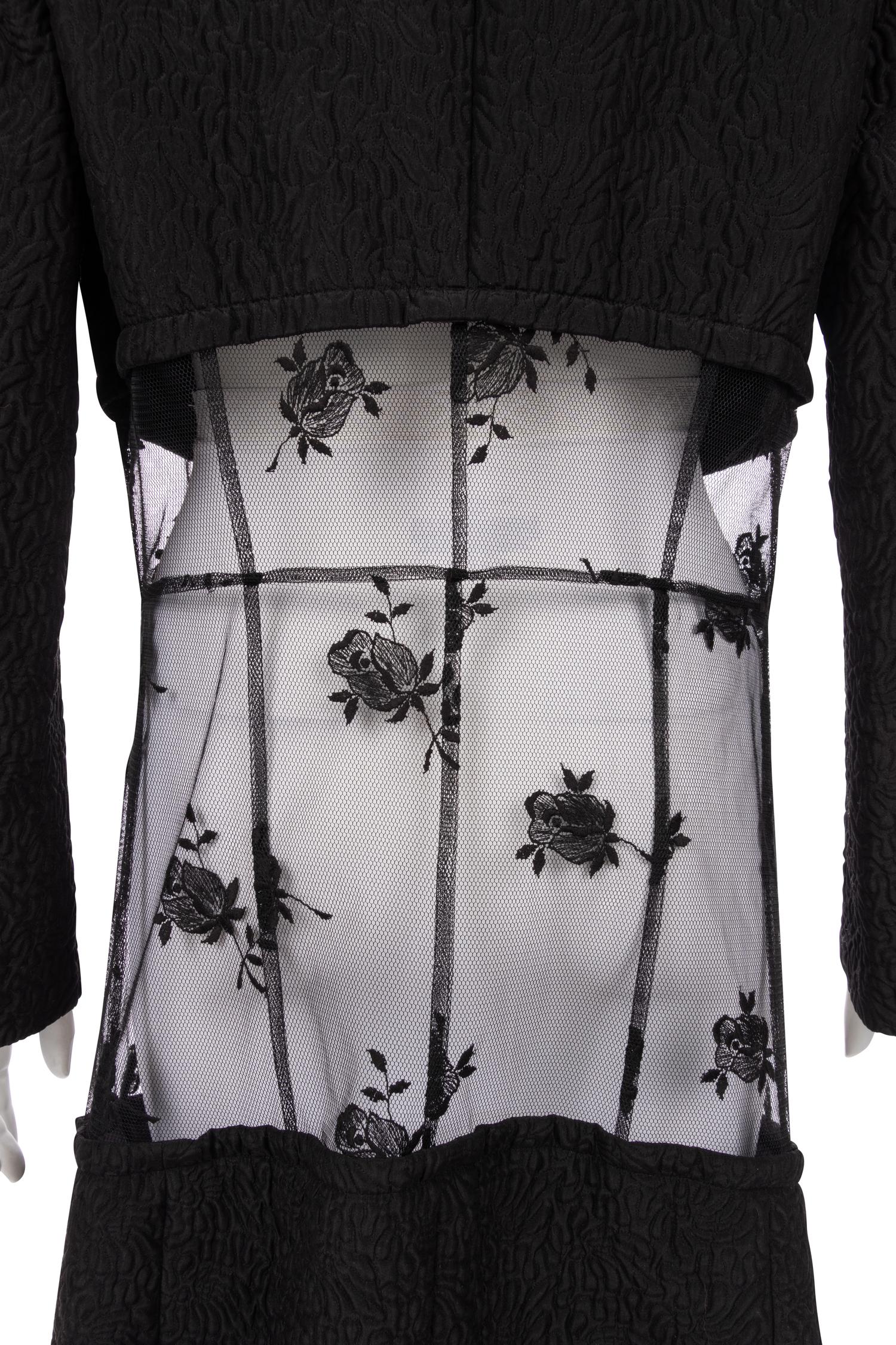 Comme des Garçons Quilted Jacket with Lace,