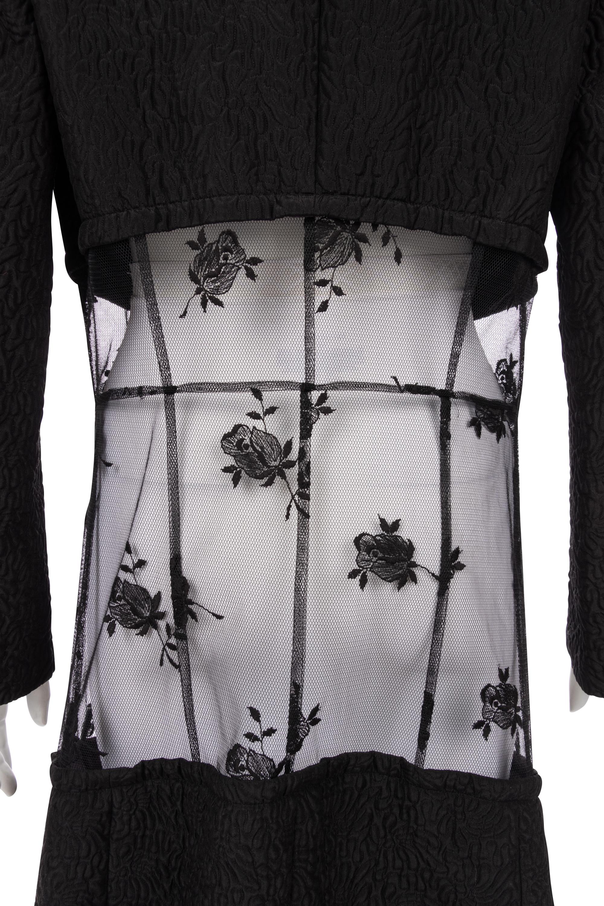 Comme des Garçons Quilted Jacket with Lace,