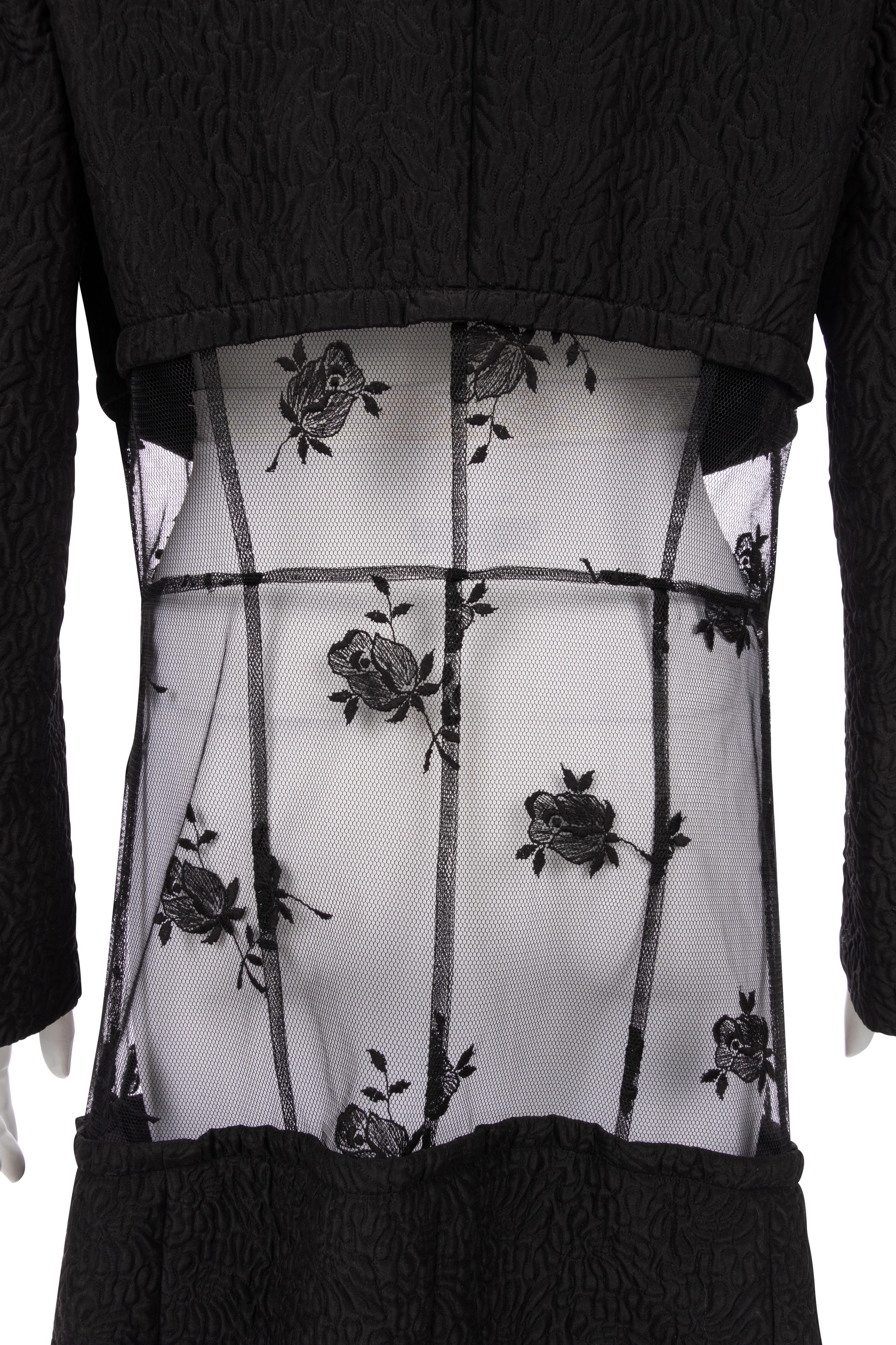 Comme des Garçons Quilted Jacket with Lace,