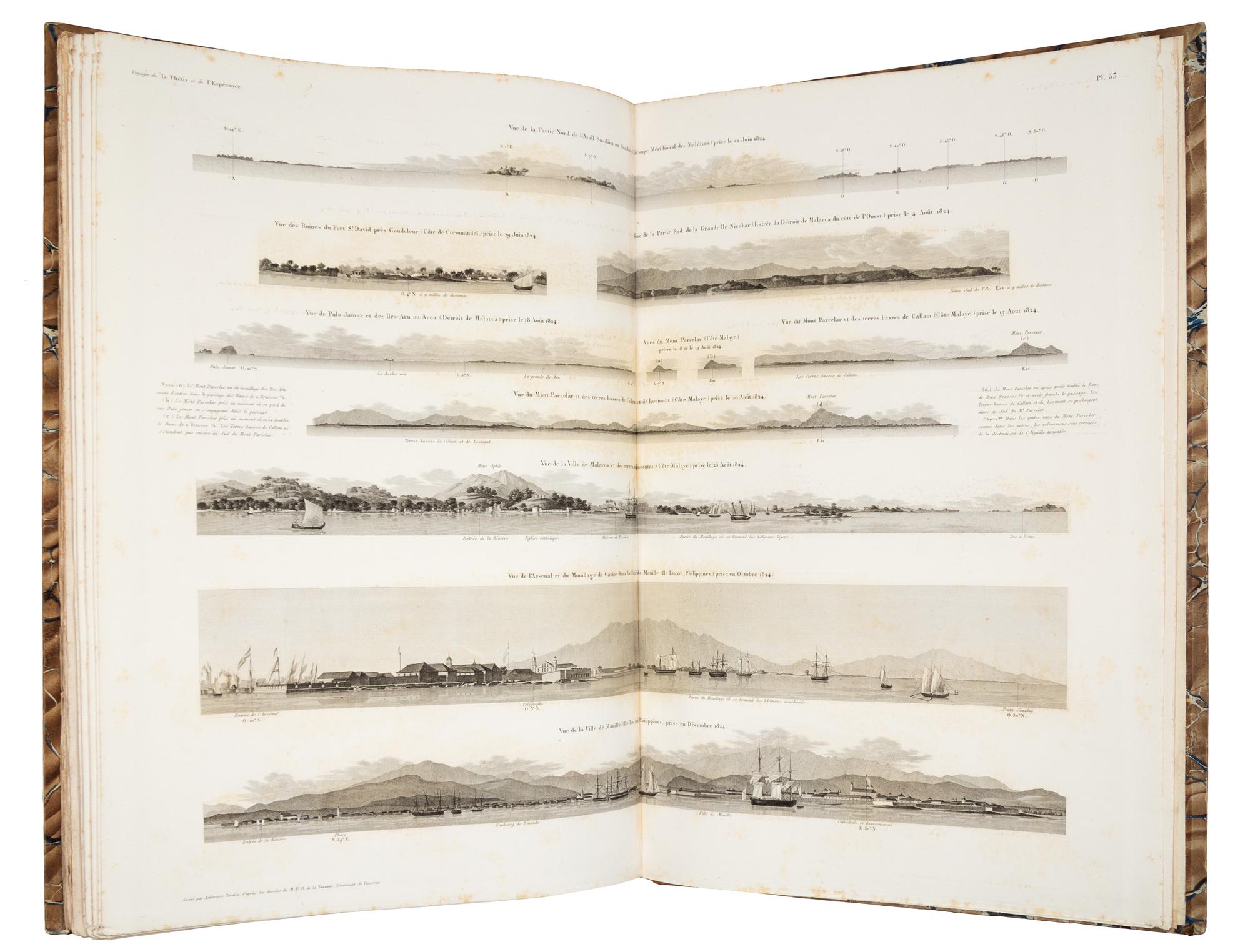 BOUGAINVILLE, Hyacinthe Yves Philippe Potentien, Baron de. Journal de la Navigation Autour du Globe. Paris, 1837. FIRST EDITION.