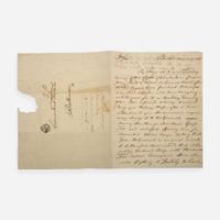 [Presidential] [Washington, George] Biddle, Clement Autograph Letter, signed